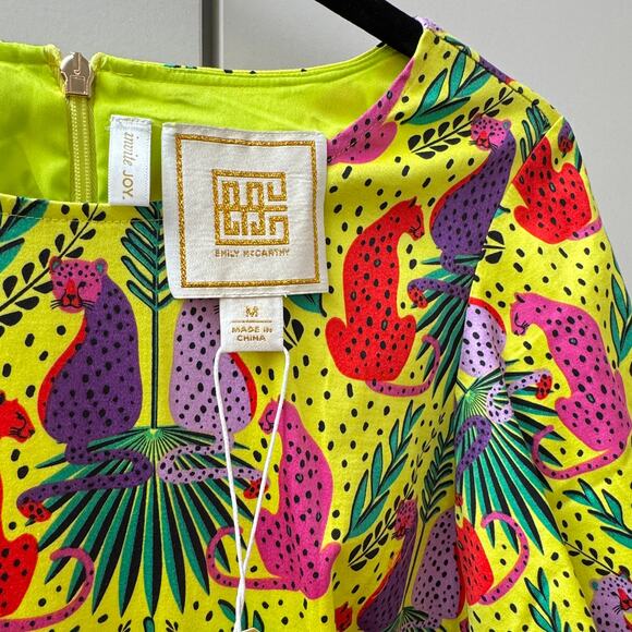 Emily McCarthy Lola Wrap Dress in Peekaboo Cat Print - Picture 5 of 9